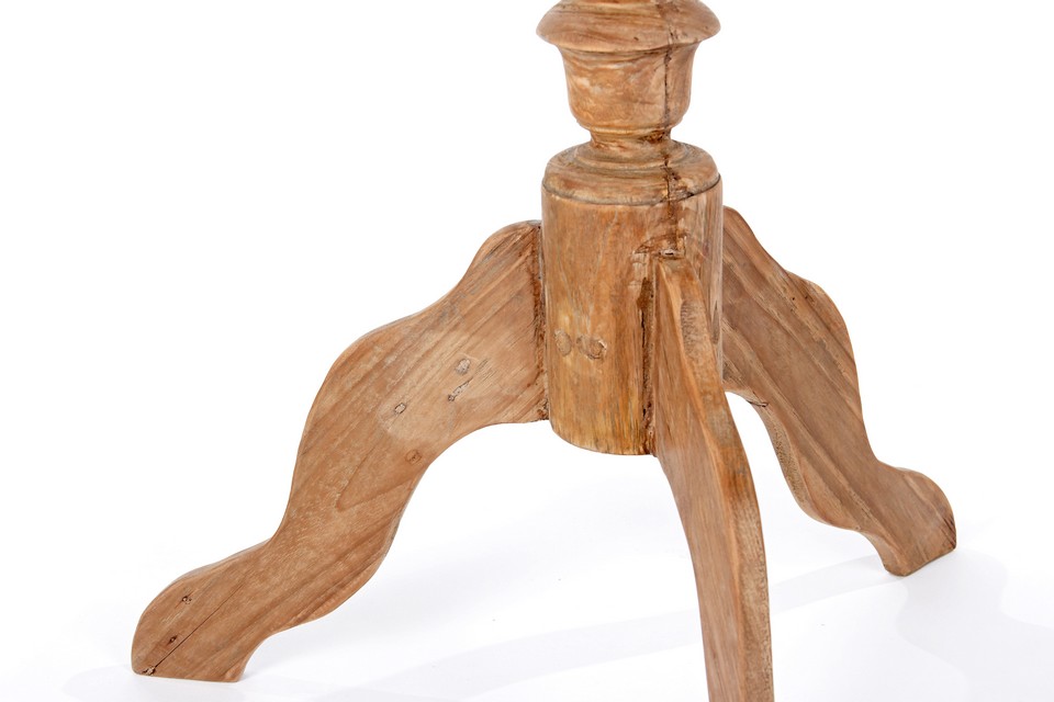 Beistelltisch Massivholz rund D 50 cm