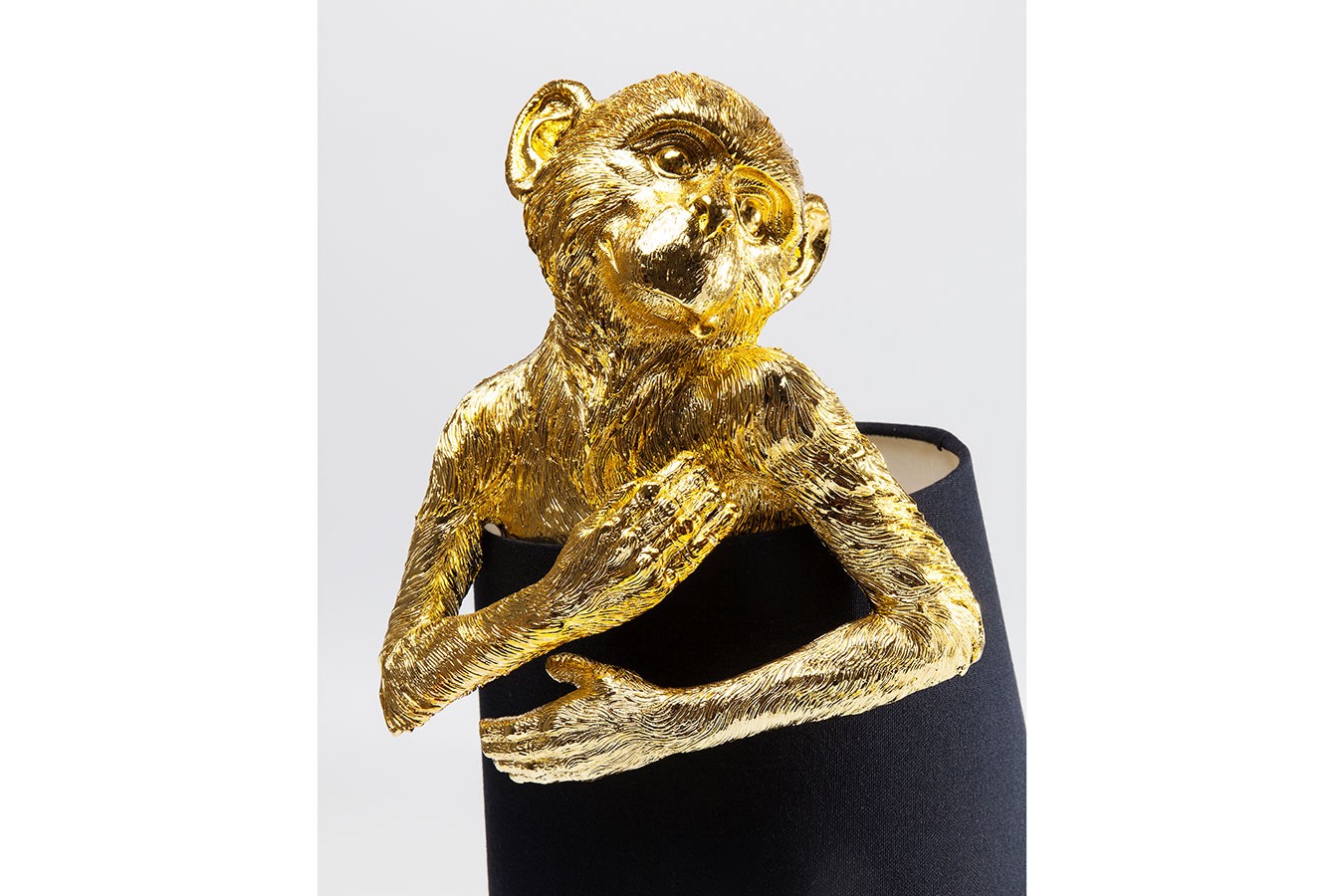 Tischlampe Affe gold