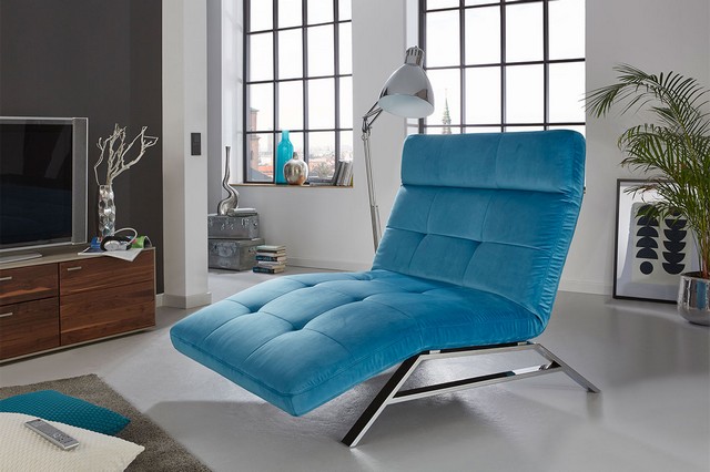 Relaxliege maxi Rovere Velvet petrol
