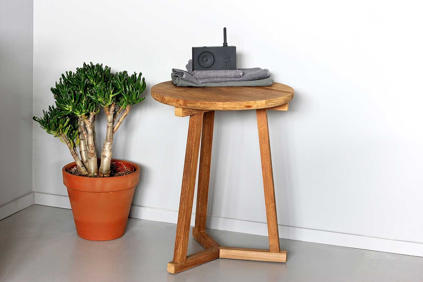 Beistelltisch Tripod Teak natur