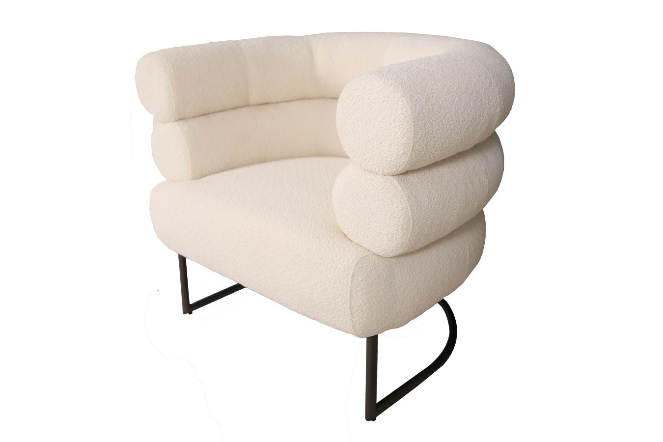 Club Sessel Marco Cosmopolitan Boucléstoff creme