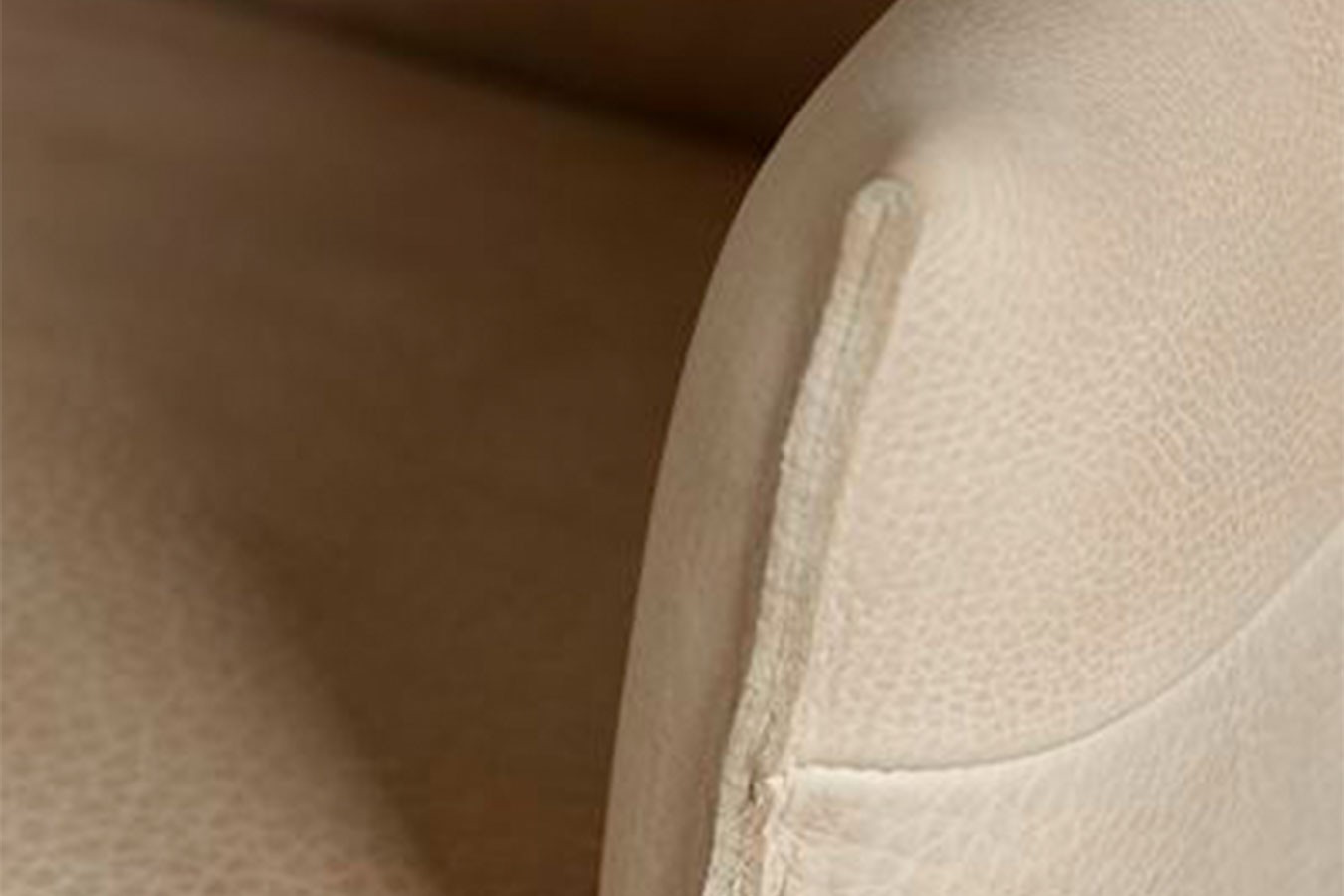 Loungesessel Cheo Leder beige