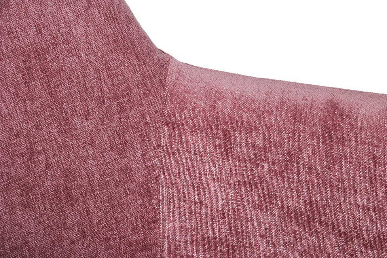 Drehsessel Moni Stoffbezug Samt rosa