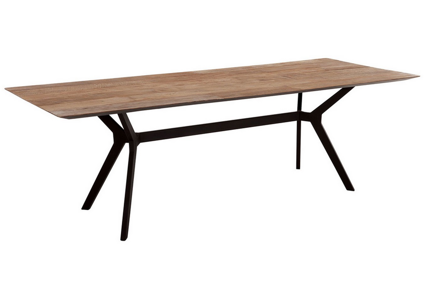 Tisch Metropole Teak Metall B 200 cm
