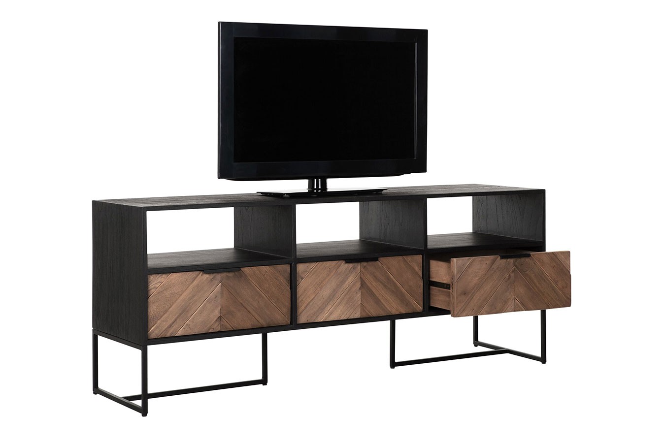 TV Board Criss Cross Massivholz B 150 cm