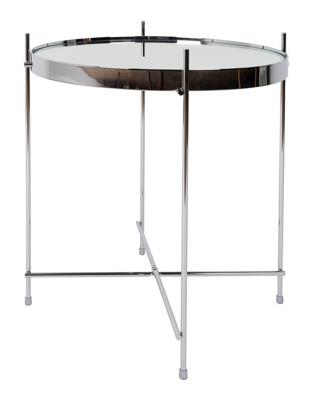 Beistelltisch Cupid silber H 45 cm