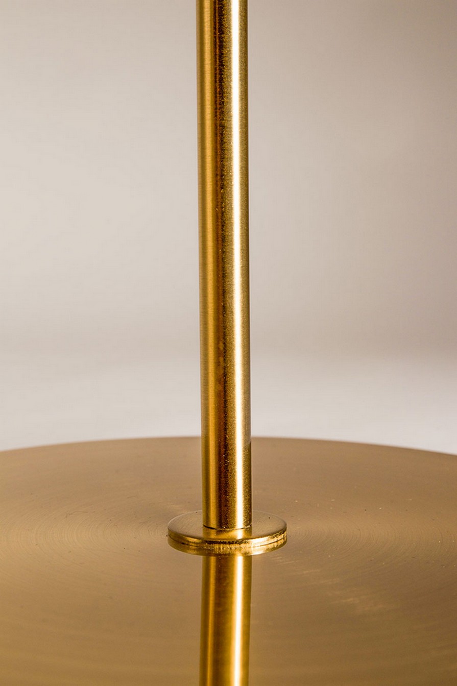 Stehleuchte Messing h 163 cm