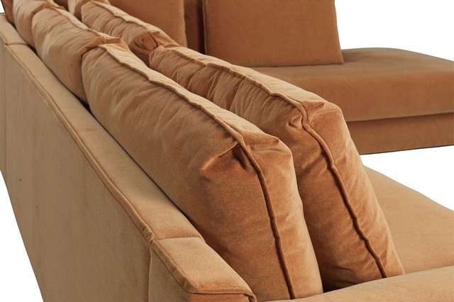 Sofa 4 Sitzer Grant Stoff bronze