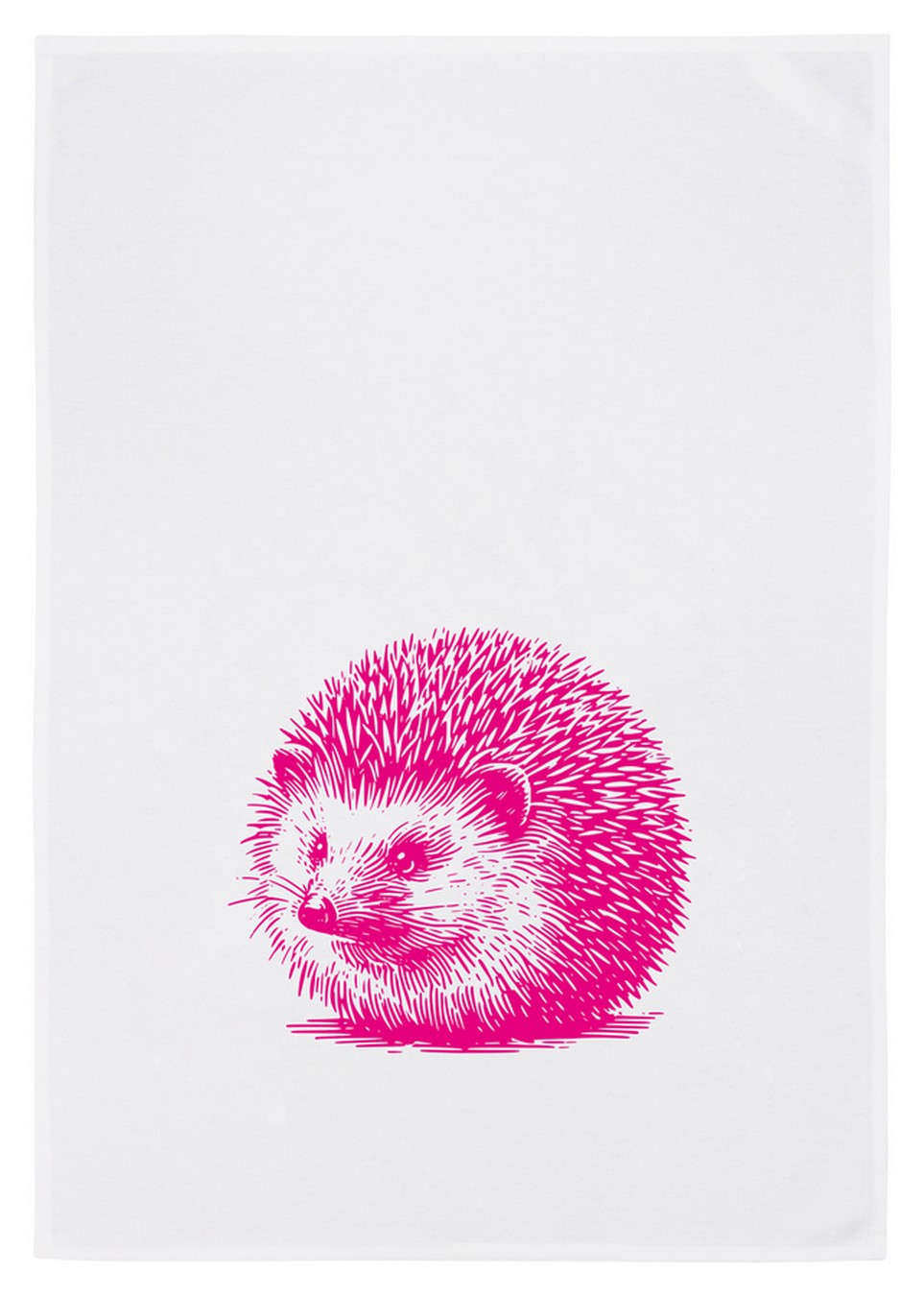 Geschirrtuch Igel pink