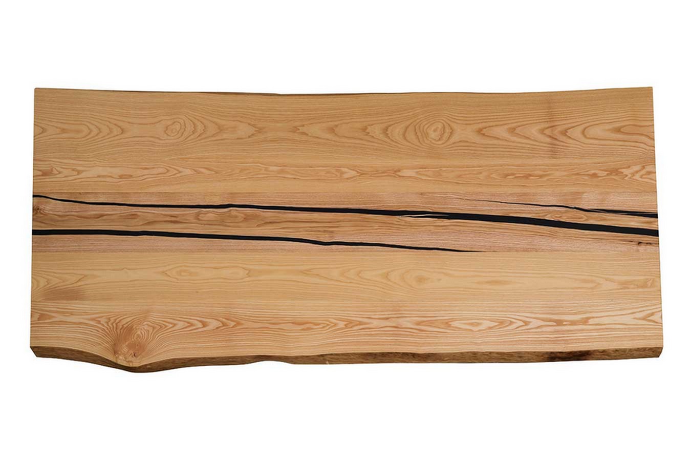 Tischplatte Esche massiv B 220