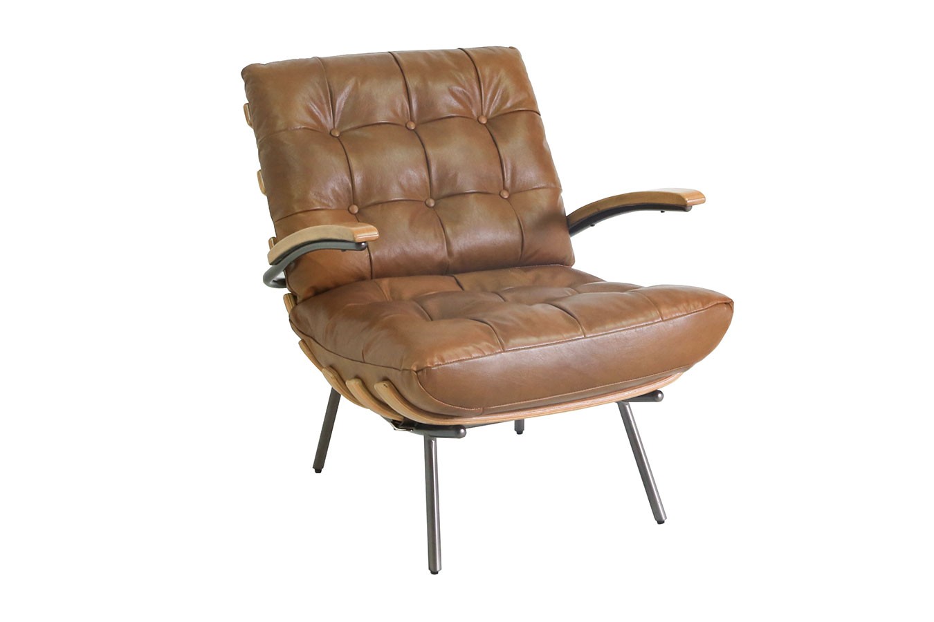 Designsessel Marco Chester Leder hellbraun