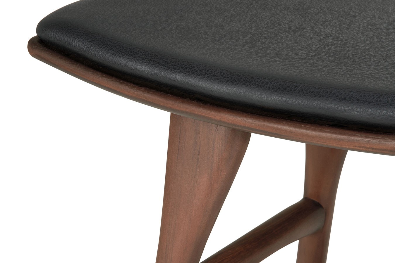 Sitzhocker Osso Teak gepolstert