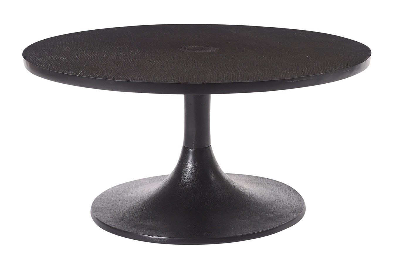 Couchtisch spring I Metall schwarz D 76 cm