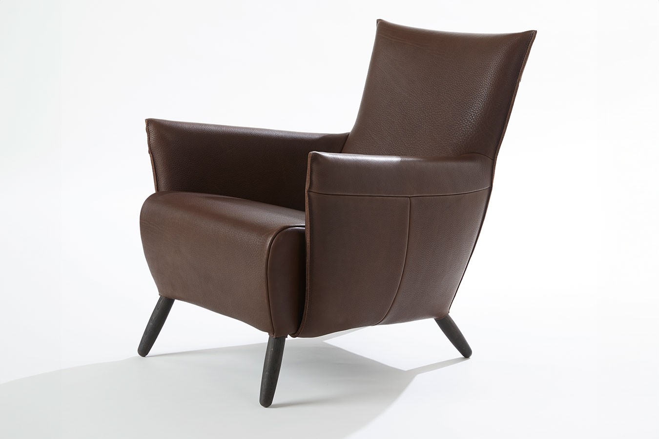 Loungesessel Cheo Leder braun