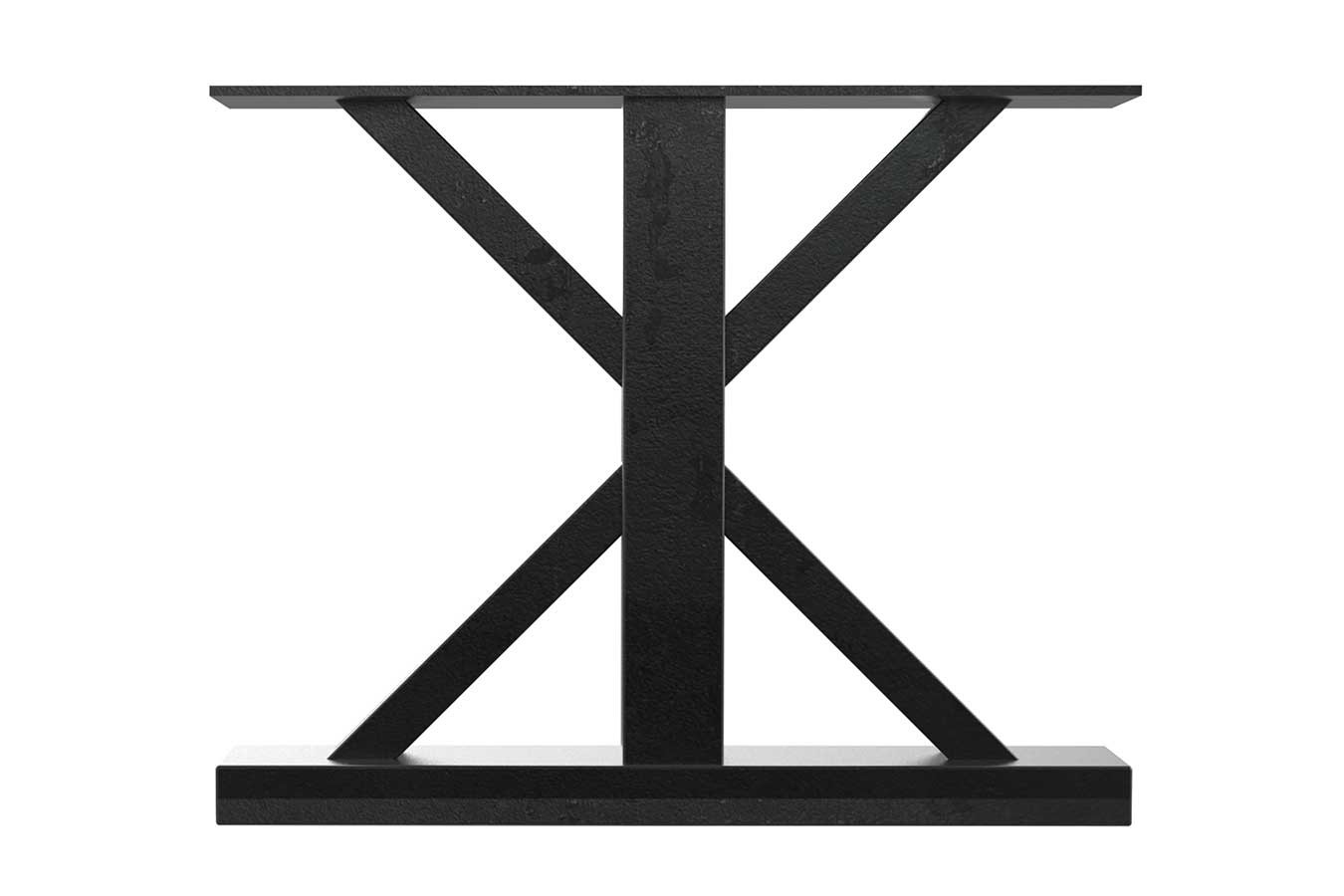 Tischgestell Eisen schwarz 90