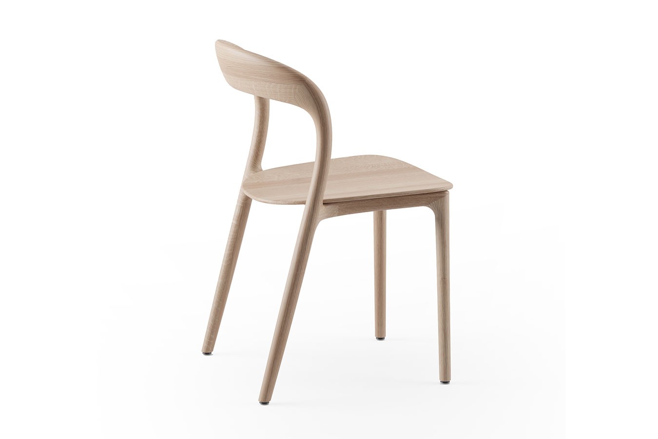 Designerstuhl Eva Light Eiche natur hell