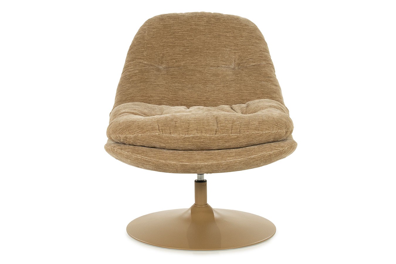 Drehsessel Tomba Velvet hellbraun