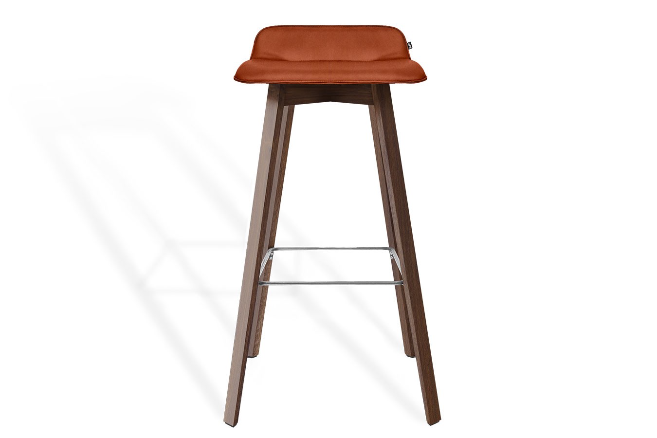 Barhocker Maverick Stoff orange H 93 cm