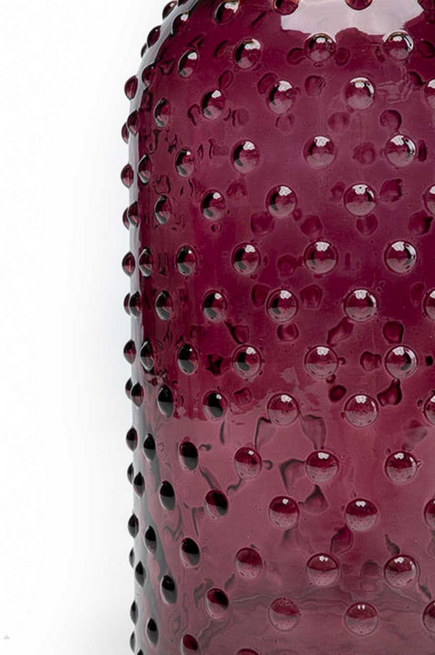 Vase Glas gelb violett