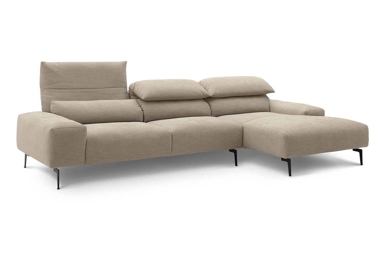 Ecksofa Samara Stoff beige