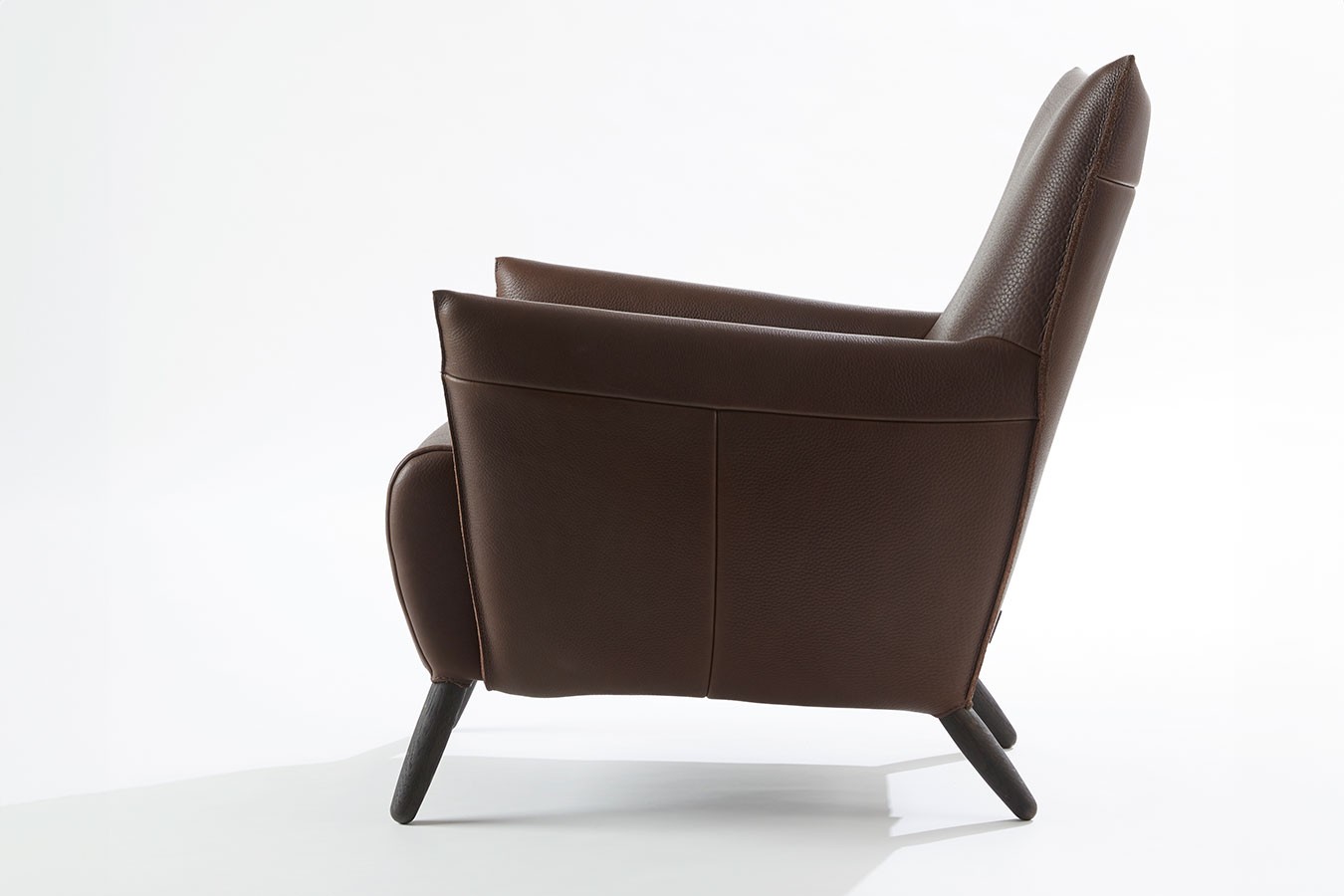 Loungesessel Cheo Leder braun