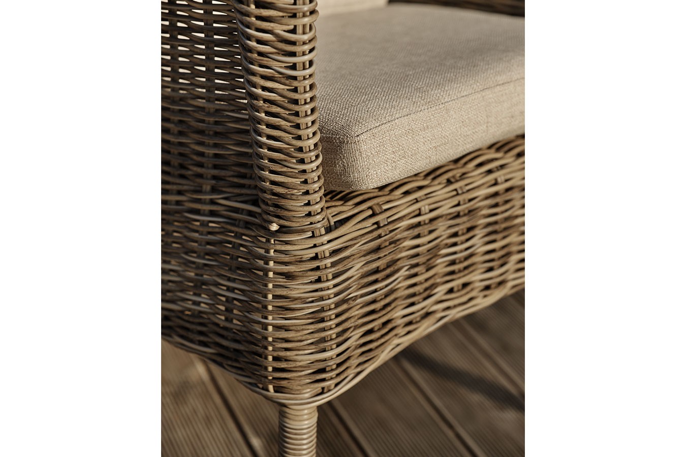 Outdoor-Sitzkissen Lenora beige