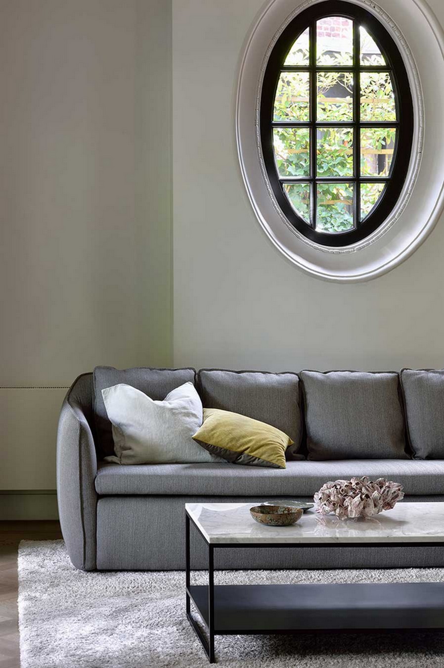 Couchtisch Stone Marmor weiss B 120 cm