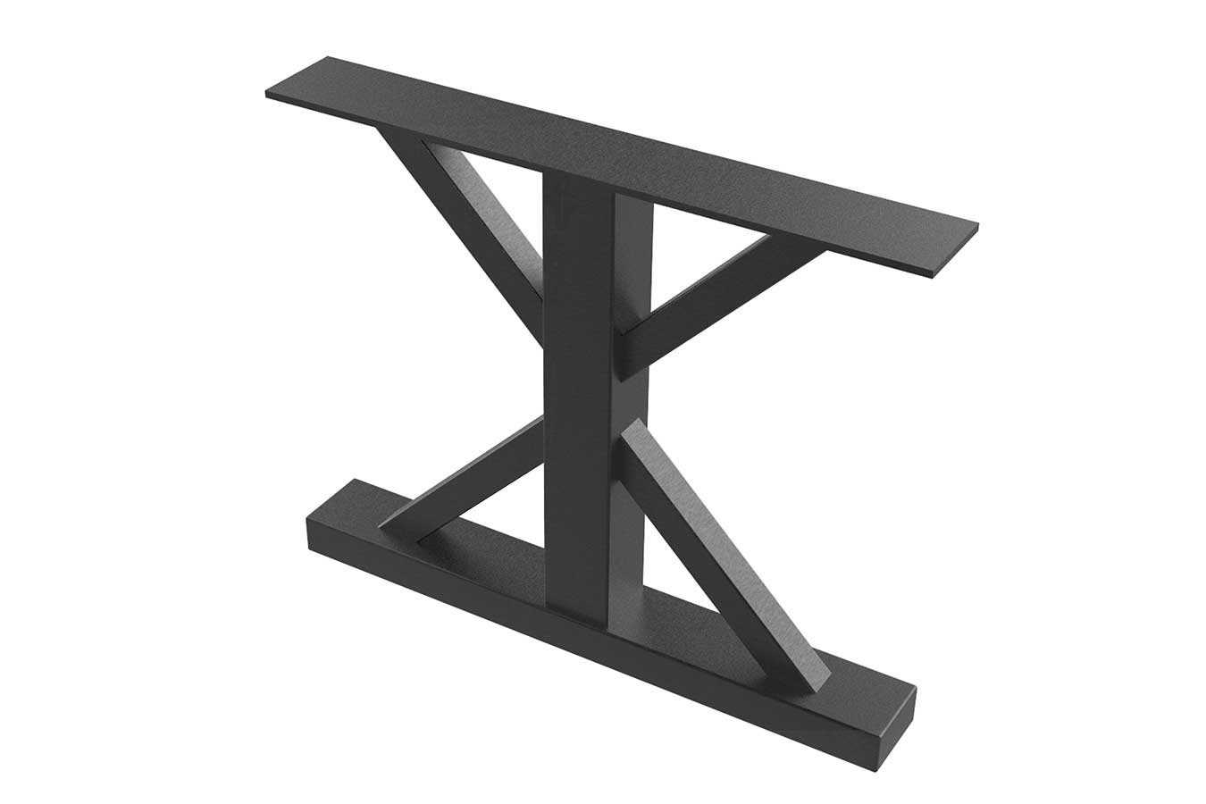 Tischgestell Eisen schwarz 90