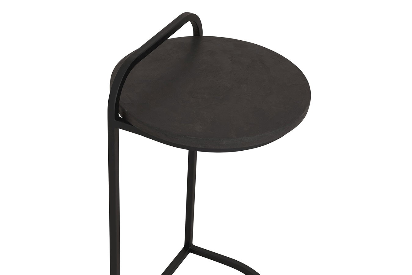 Beistelltisch Soho Mortex schwarz D 35 cm