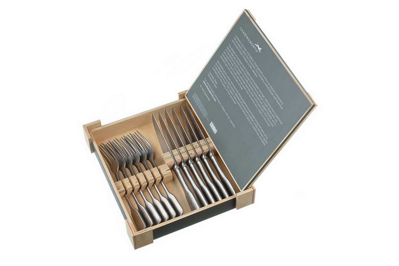Steak Besteck Fiddle Box 12tlg