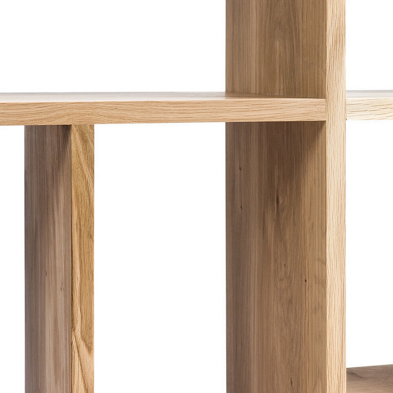 Regal M Eiche massiv H 219 cm