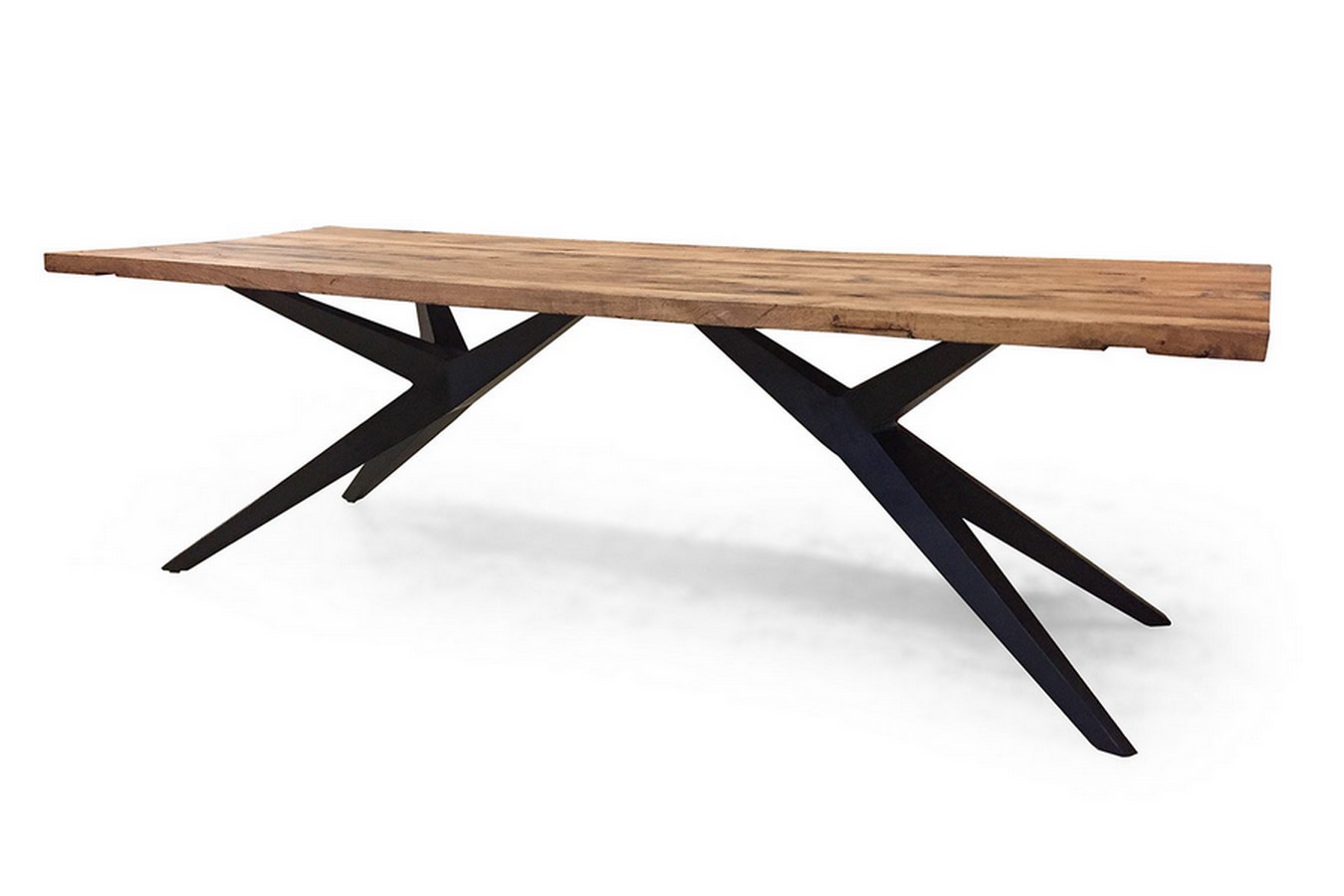Esstisch Wagoon Selected recycelte Alteiche Massivholz