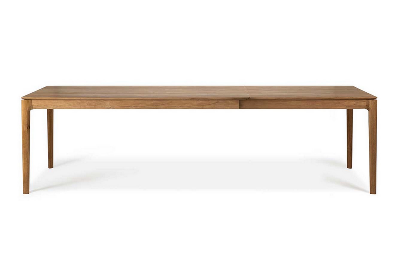 Ausziehtisch Bok Teakholz massiv 180>280 cm