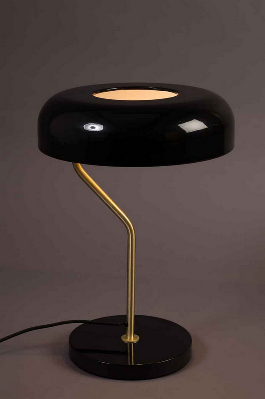 Tischlampe Eclipse schwarz/messing