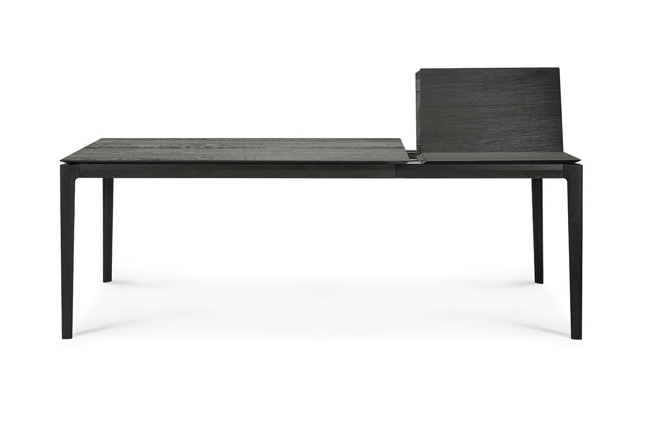 Ausziehtisch Bok Eiche schwarz 140 > 220 cm