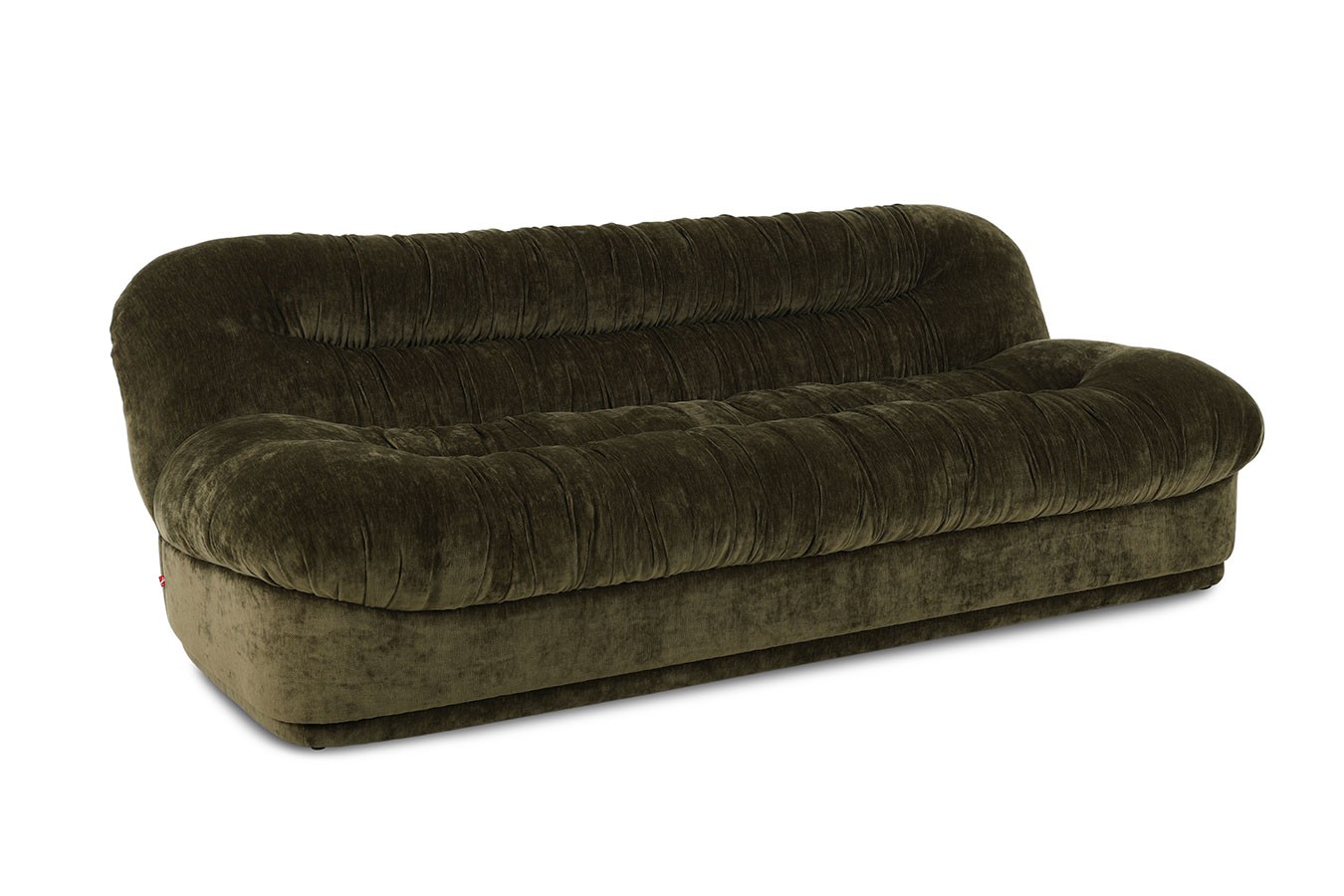 Sofa Savigny 3-Sitzer Chenille grün