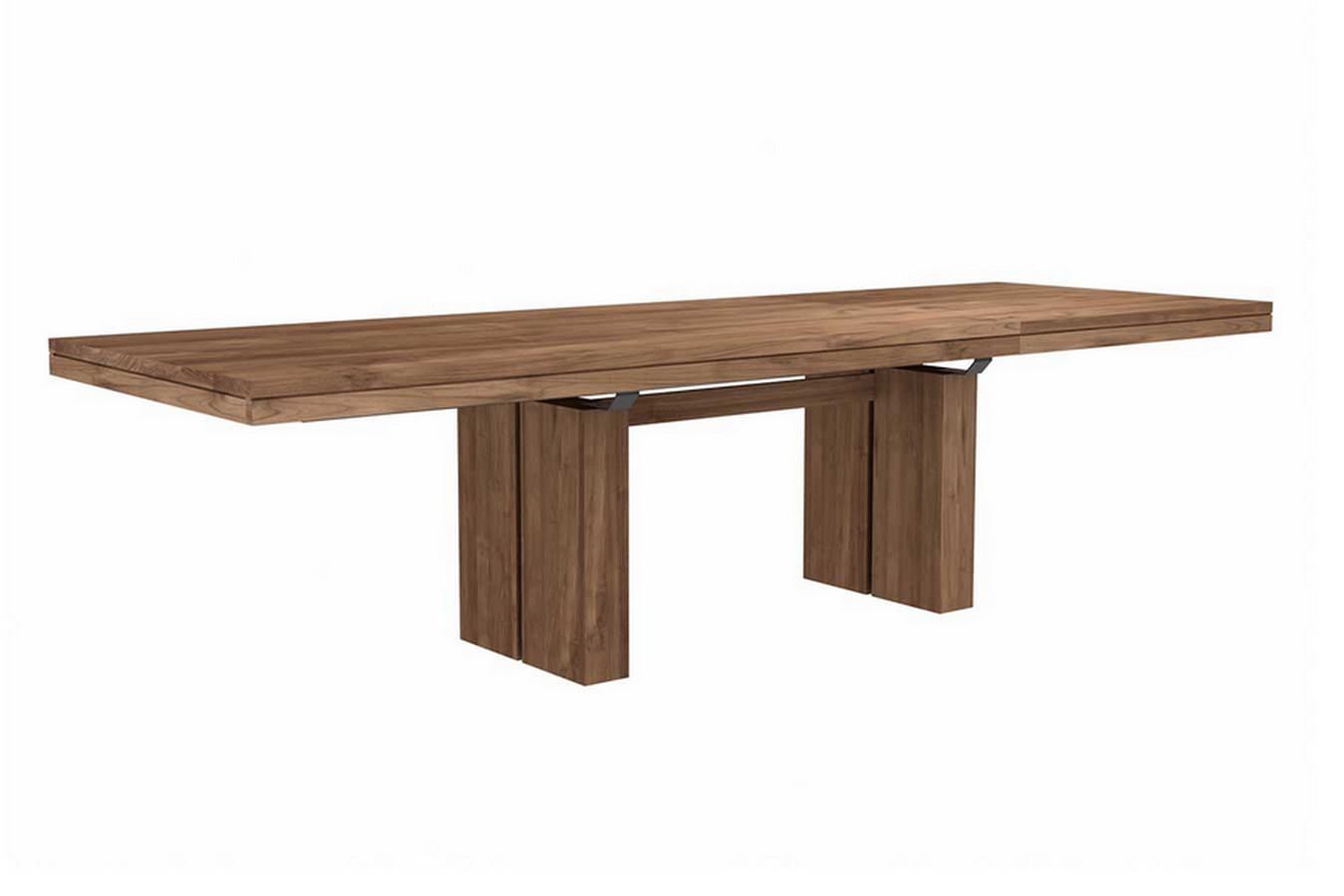 Ausziehtisch Double Teak massiv B 200 > 300 cm