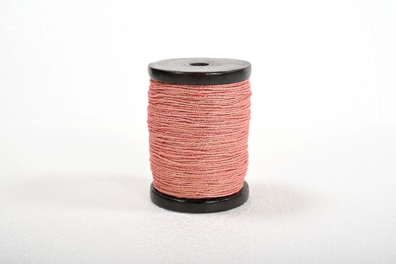 Jute-Lurex Band Ribbons 20m rosa