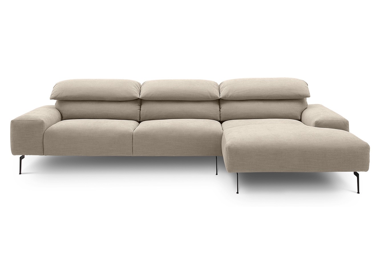 Ecksofa Samara Stoff beige