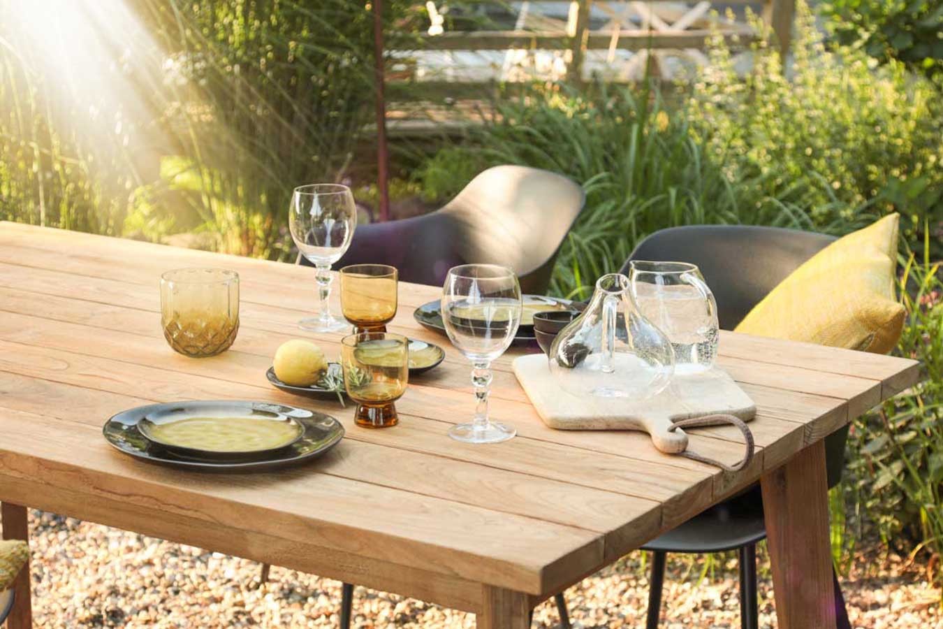 Gartentisch Kylie Teak massiv 160 cm