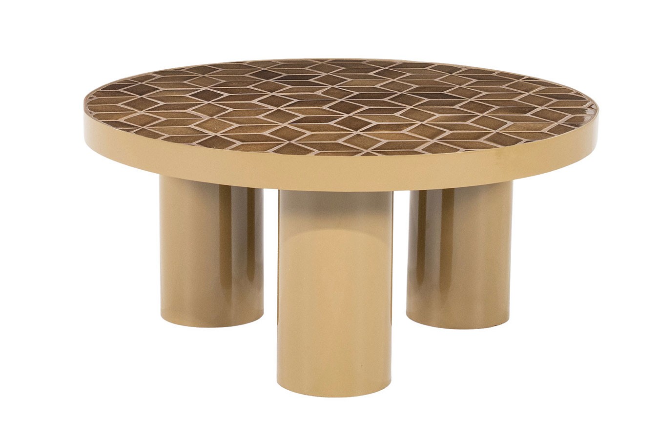 Couchtisch Pat braun rund D 71 cm