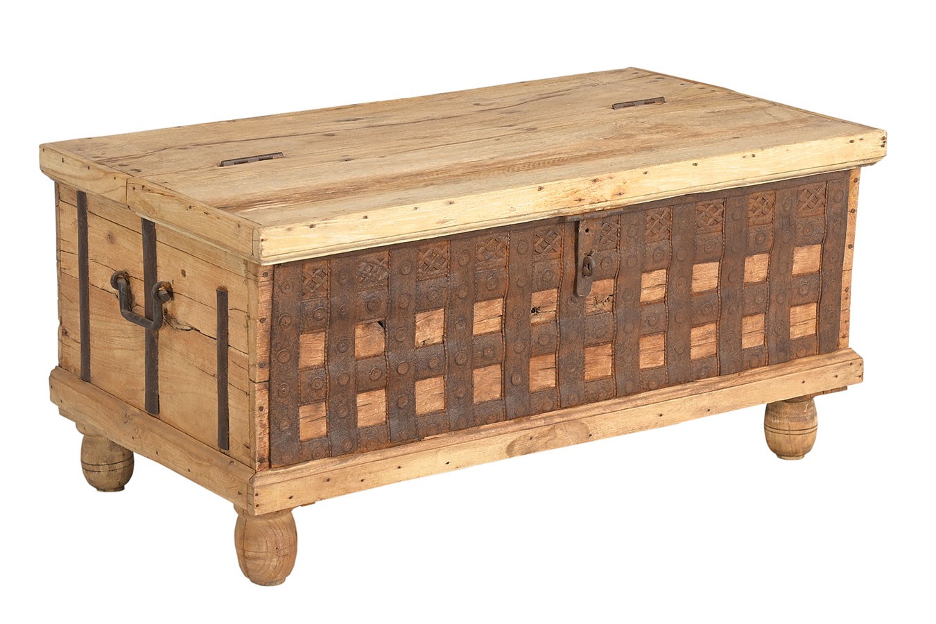 Truhe Vintage natur