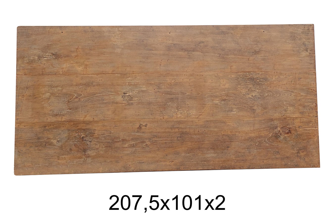 Teakholzplatte Antik 207x101x2