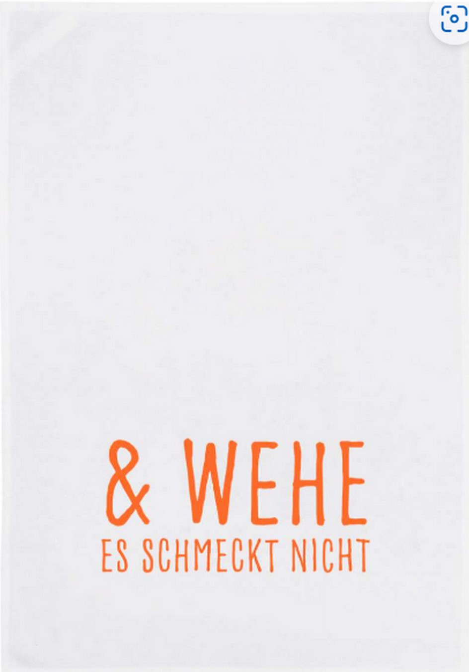 Geschirrtuch Wehe es schmeckt nihct