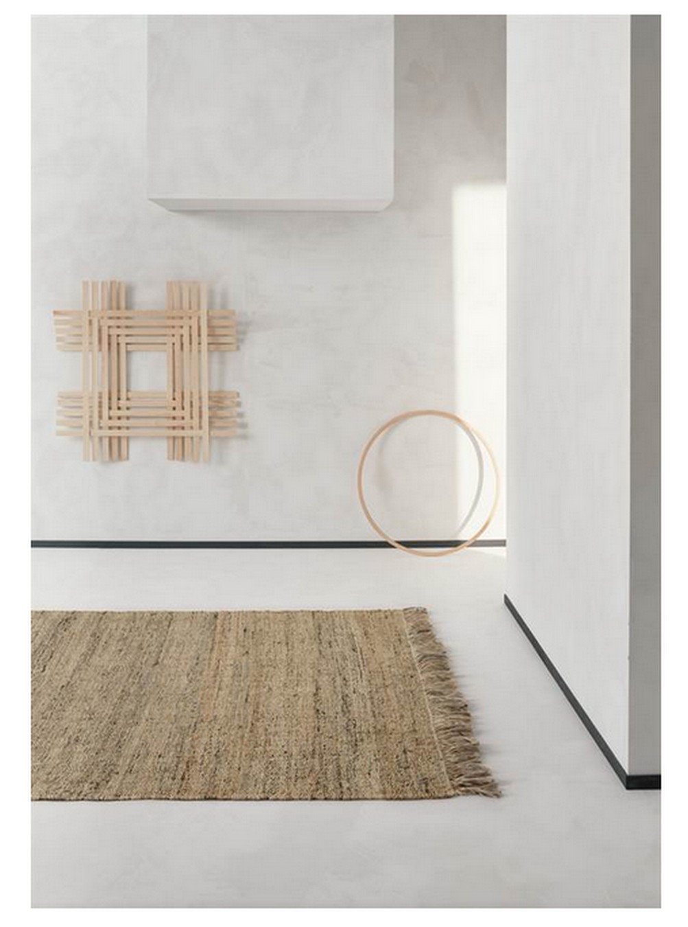 Nessa Teppich Jute natur klein