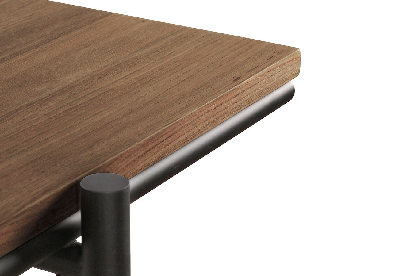 Teakholztisch Oscar Metall B 140 cm