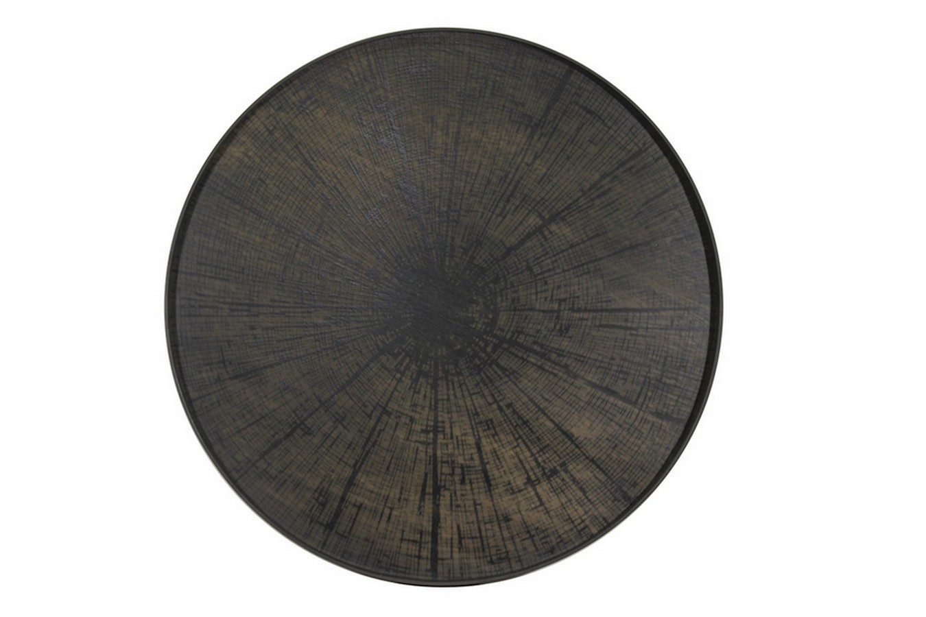 Notre Monde Tablett Black Slice rund D 92 cm