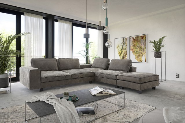 Sofakombination Long Beach Leder