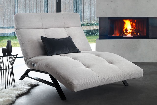 Relaxliege maxi Rovere silber