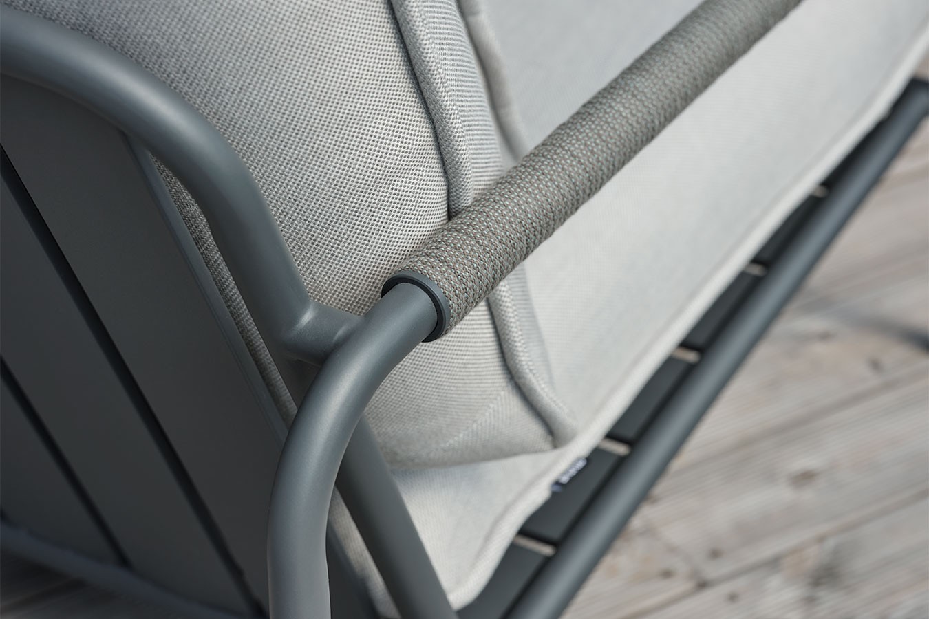 Outdoor-Loungesessel Lerberget grau